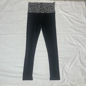 Joshua Perets Leggings‎ Womens Medium Dark Gray High Waist Active Workout